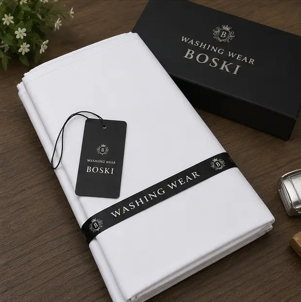 Men's Unstitched Washing Wear Boski Suit - soft finishing. (All Season) Tox Wear